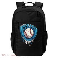 Baseball Drip Ice Cream Sprinkles Baseball Glove Backpack thumb 0