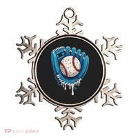 Baseball Drip Ice Cream Sprinkles Baseball Glove Ornament thumb 0
