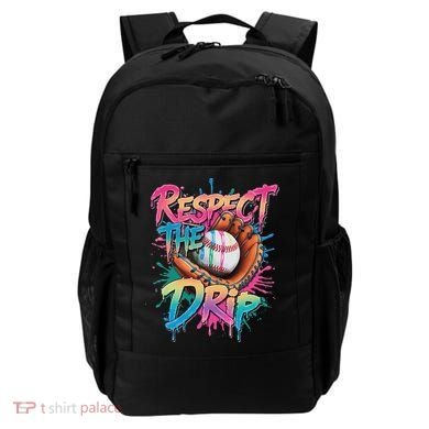 Baseball Drip Ice Cream Drip Respect The Drip Backpack