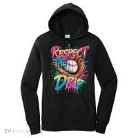 Baseball Drip Ice Cream Drip Respect The Drip Women's Hoodie thumb 0