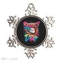 Baseball Drip Ice Cream Drip Respect The Drip Ornament thumb 0