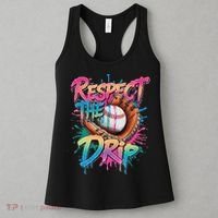 Baseball Drip Ice Cream Drip Respect The Drip Women's Tank Top thumb 3