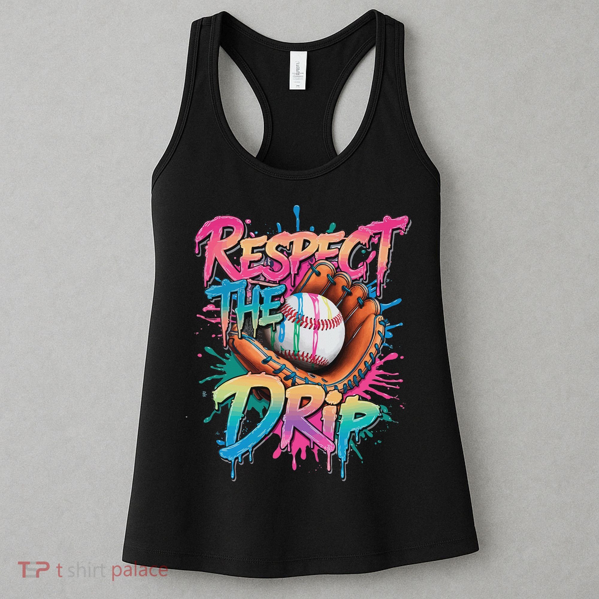 Baseball Drip Ice Cream Drip Respect The Drip Women's Tank Top