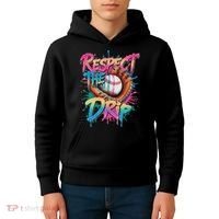 Baseball Drip Ice Cream Drip Respect The Drip Kids Hoodie thumb 4