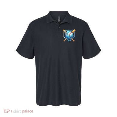 Baseball Dripping Ice Cream Drip Baseball Polo