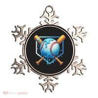 Baseball Dripping Ice Cream Drip Baseball Ornament thumb 0