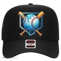 Baseball Dripping Ice Cream Drip Baseball Hat thumb 0