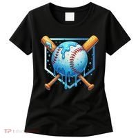 Baseball Dripping Ice Cream Drip Baseball Women's T-Shirt thumb 0