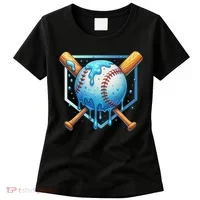 Baseball Dripping Ice Cream Drip Baseball Women's T-Shirt thumb 0