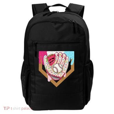 Baseball Drip Ice Cream Cone Drip Baseball Backpack