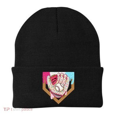 Baseball Drip Ice Cream Cone Drip Baseball Beanie