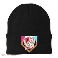Baseball Drip Ice Cream Cone Drip Baseball Beanie thumb 0