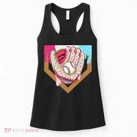 Baseball Drip Ice Cream Cone Drip Baseball Women's Tank Top thumb 0