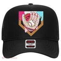 Baseball Drip Ice Cream Cone Drip Baseball Hat thumb 0