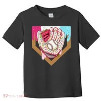 Baseball Drip Ice Cream Cone Drip Baseball Toddler T-Shirt thumb 0