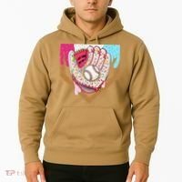 Baseball Drip Ice Cream Cone Drip Baseball Hoodie thumb 2