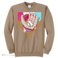 Baseball Drip Ice Cream Cone Drip Baseball Sweatshirt thumb 0