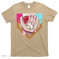 Baseball Drip Ice Cream Cone Drip Baseball T-Shirt thumb 0