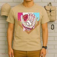 Baseball Drip Ice Cream Cone Drip Baseball T-Shirt thumb 6