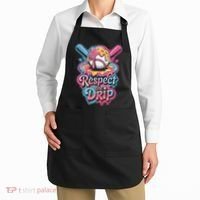 Baseball Drip Ice Cream Style For And Women Apron thumb 2