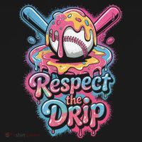 Baseball Drip Ice Cream Style For And Women Women's Hoodie thumb 2