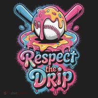 Baseball Drip Ice Cream Style For And Women Tumbler thumb 3