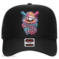 Baseball Drip Ice Cream Style For And Women Hat thumb 0