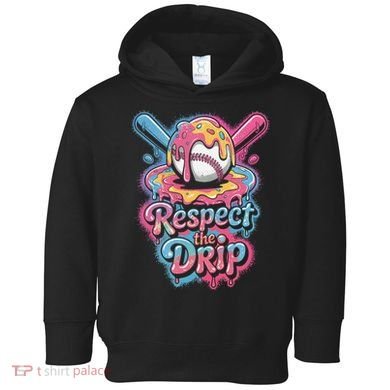 Baseball Drip Ice Cream Style For And Women Toddler Hoodie