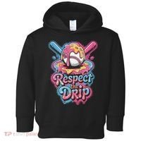 Baseball Drip Ice Cream Style For And Women Toddler Hoodie thumb 0