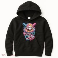 Baseball Drip Ice Cream Style For And Women Kids Hoodie thumb 0