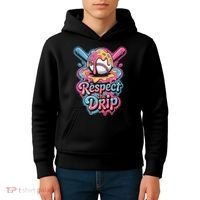 Baseball Drip Ice Cream Style For And Women Kids Hoodie thumb 4
