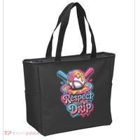 Baseball Drip Ice Cream Style For And Women Tote Bag thumb 2