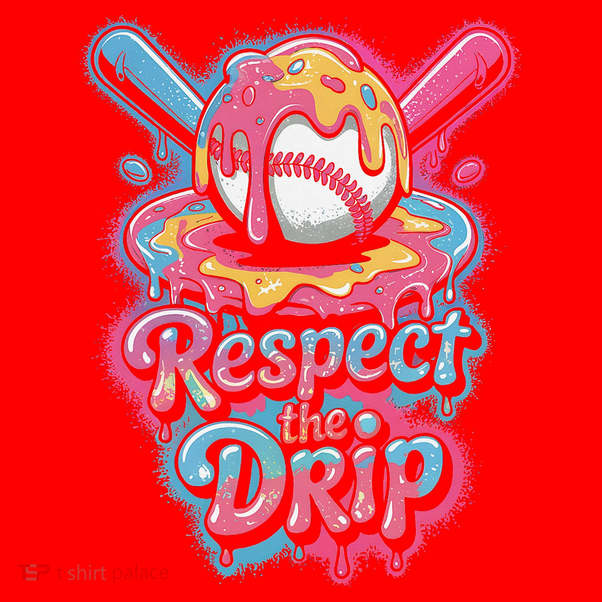 Baseball Drip Ice Cream Style For And Women Santa Hat
