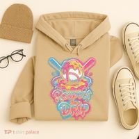 Baseball Drip Ice Cream Style For And Women Hoodie thumb 4
