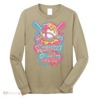 Baseball Drip Ice Cream Style For And Women Long Sleeve Shirt thumb 0