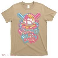 Baseball Drip Ice Cream Style For And Women T-Shirt thumb 0