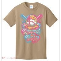 Baseball Drip Ice Cream Style For And Women Kids T-Shirt thumb 0