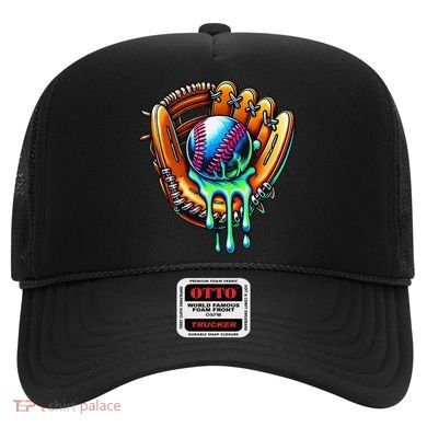 Baseball Drip Ice Cream Sprinkles Baseball Glove Hat