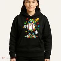 Baseball Drip Ice Cream Autism Awareness Hoodie thumb 5