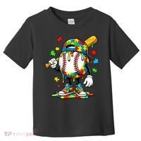 Baseball Drip Ice Cream Autism Awareness Toddler T-Shirt thumb 0