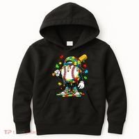 Baseball Drip Ice Cream Autism Awareness Kids Hoodie thumb 0