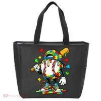 Baseball Drip Ice Cream Autism Awareness Tote Bag thumb 0