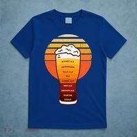 Beer Diversity In A Beer Glass With Foam Retro Beer Types T-Shirt thumb 5
