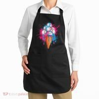 Baseball Drip Ice Cream Sports Lover Ice Cream Cone Apron thumb 2