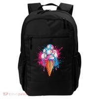 Baseball Drip Ice Cream Sports Lover Ice Cream Cone Backpack thumb 0