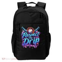 Baseball Drip Ice Cream Dripping Respect The Drip Backpack thumb 0