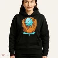 Baseball Drip Ice Cream Baseball Glove Dripping Hoodie thumb 5