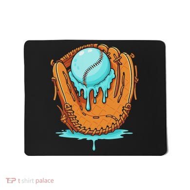 Baseball Drip Ice Cream Baseball Glove Dripping Mousepad