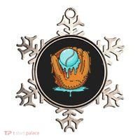 Baseball Drip Ice Cream Baseball Glove Dripping Ornament thumb 0