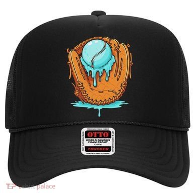 Baseball Drip Ice Cream Baseball Glove Dripping Hat